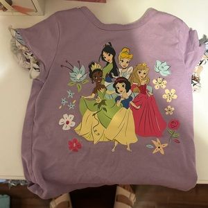 Assorted Disney Princess shirts.